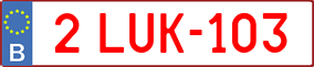 Truck License Plate